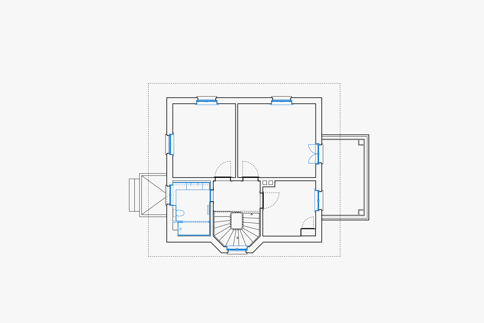 1. Obergeschoss Wohnhaus Fliederstrasse St. Gallen