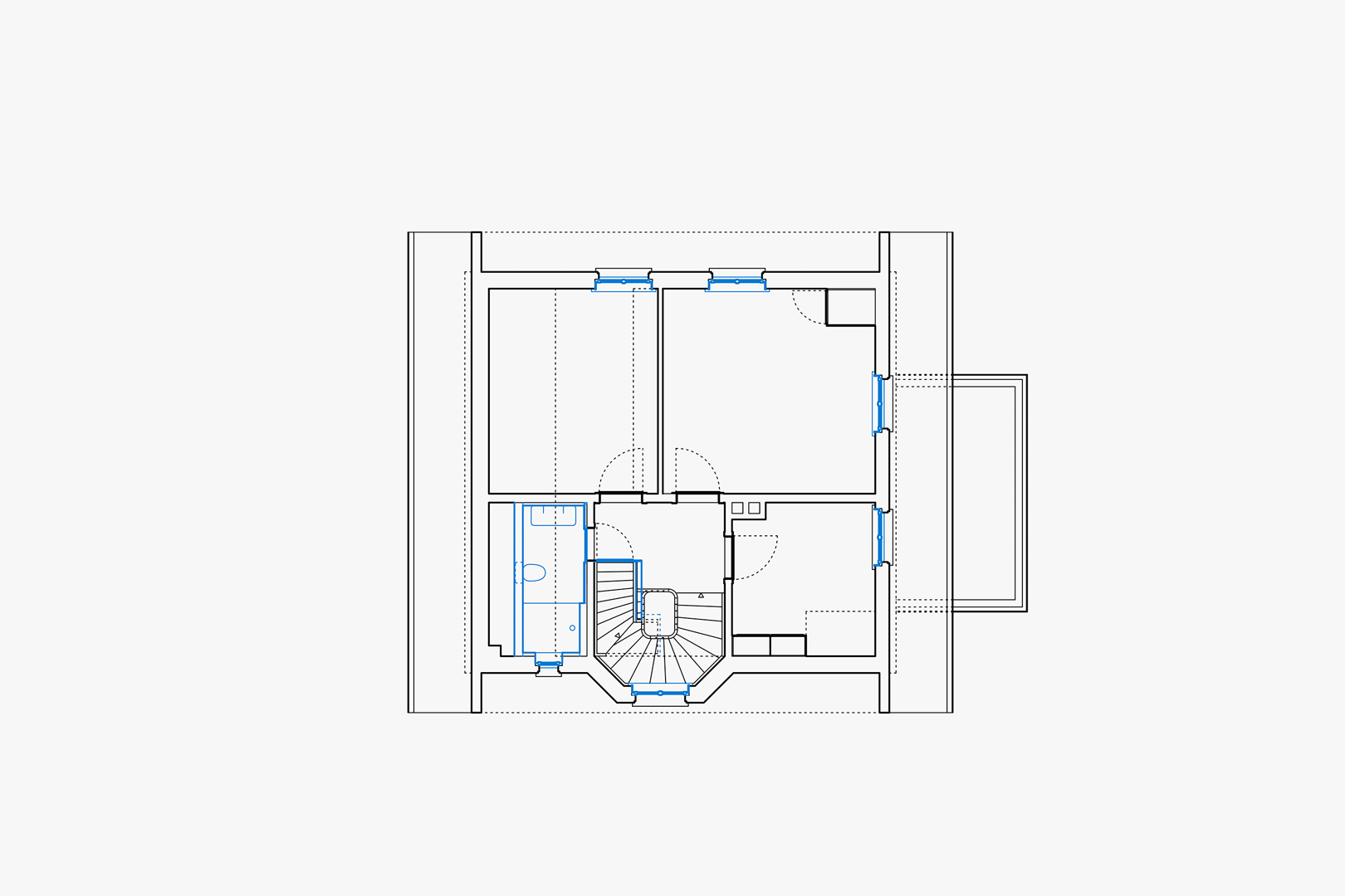 2. Obergeschoss Wohnhaus Fliederstrasse St. Gallen